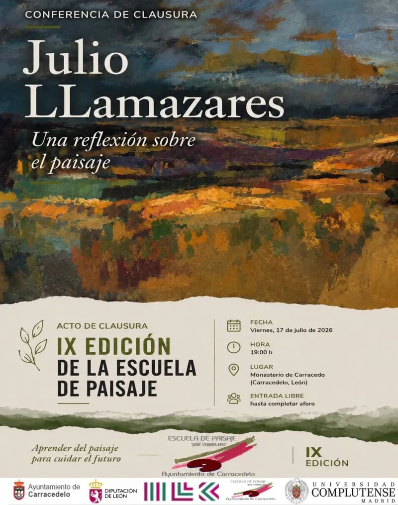 Julio Llamazares clausura la IX Edición de la Escuela de Paisaje en Carracedelo