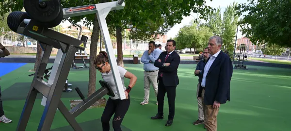 Ciudad Real estrena su segundo gimnasio al aire libre en el parque Antonio Gascón