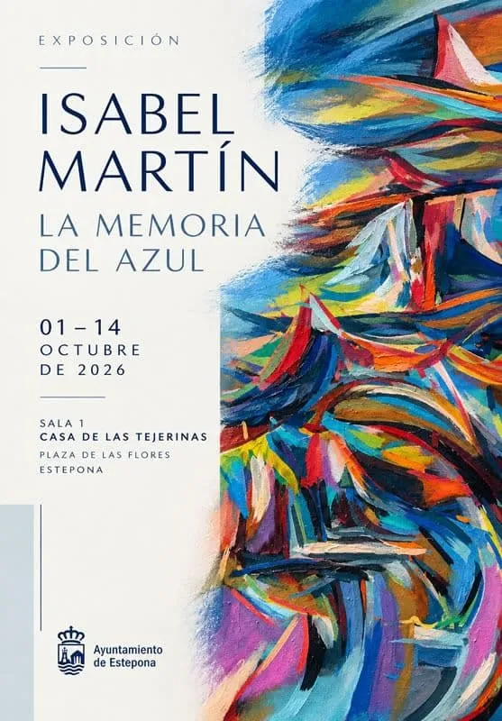 Estepona acoge la exposición de pintura 'La Memoria del Azul' de Isabel Martín