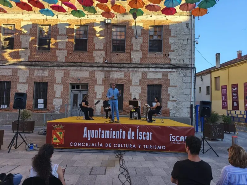 La Joven Orquesta Sinfónica de Valladolid resuena en la antigua Fábrica de Harinas de Íscar