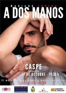 Mariano Lavida trae el espectáculo de magia "A dos Manos" a Caspe