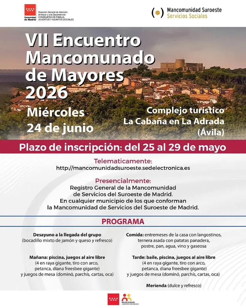 Batres celebra el VII Encuentro Mancomunado de Mayores en 2026
