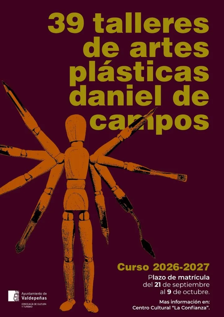 Valdepeñas abre la matrícula para los Talleres de Artes Plásticas 'Daniel de Campos'