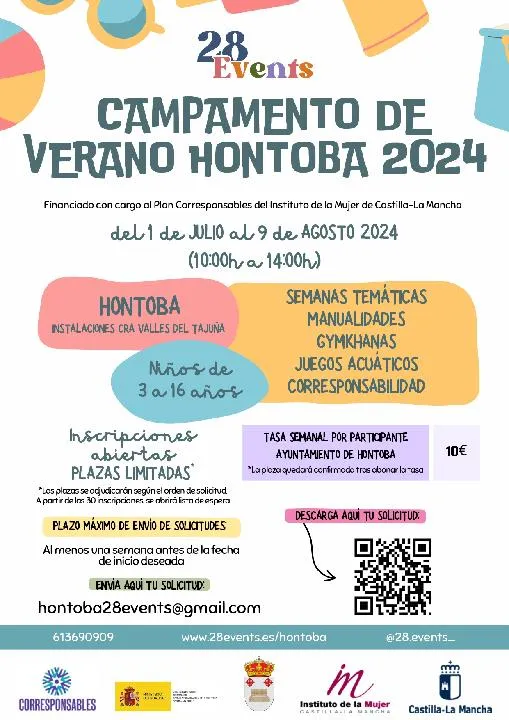 Hontoba abre inscripciones para su campamento de verano 2024