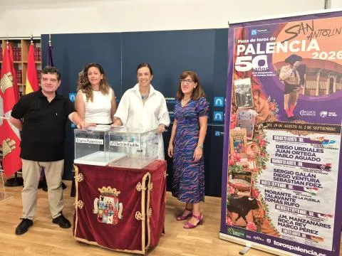 La Diputación de Palencia sortea burladeros para la Feria Taurina de San Antolín