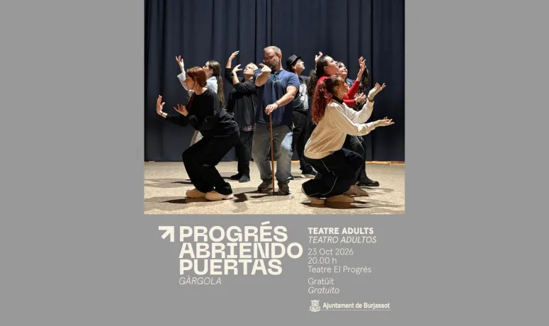 El grupo 'Gárgola. Art en escena' debuta en el Teatre El Progrés de Burjassot con un musical sobre su historia