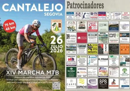 Cantalejo acoge el VII Open y la XIV Marcha MTB el 26 de julio