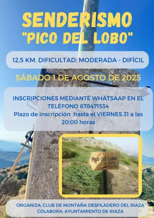 Riaza organiza la tradicional subida senderista al Pico del Lobo el 1 de agosto