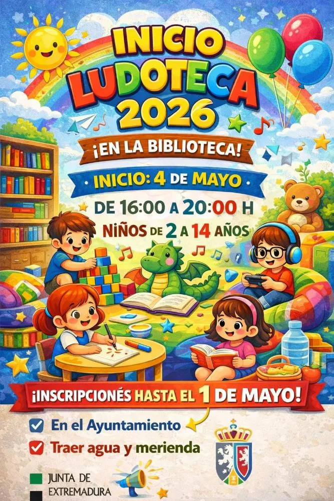 Calzadilla abre inscripciones para la Ludoteca 2026
