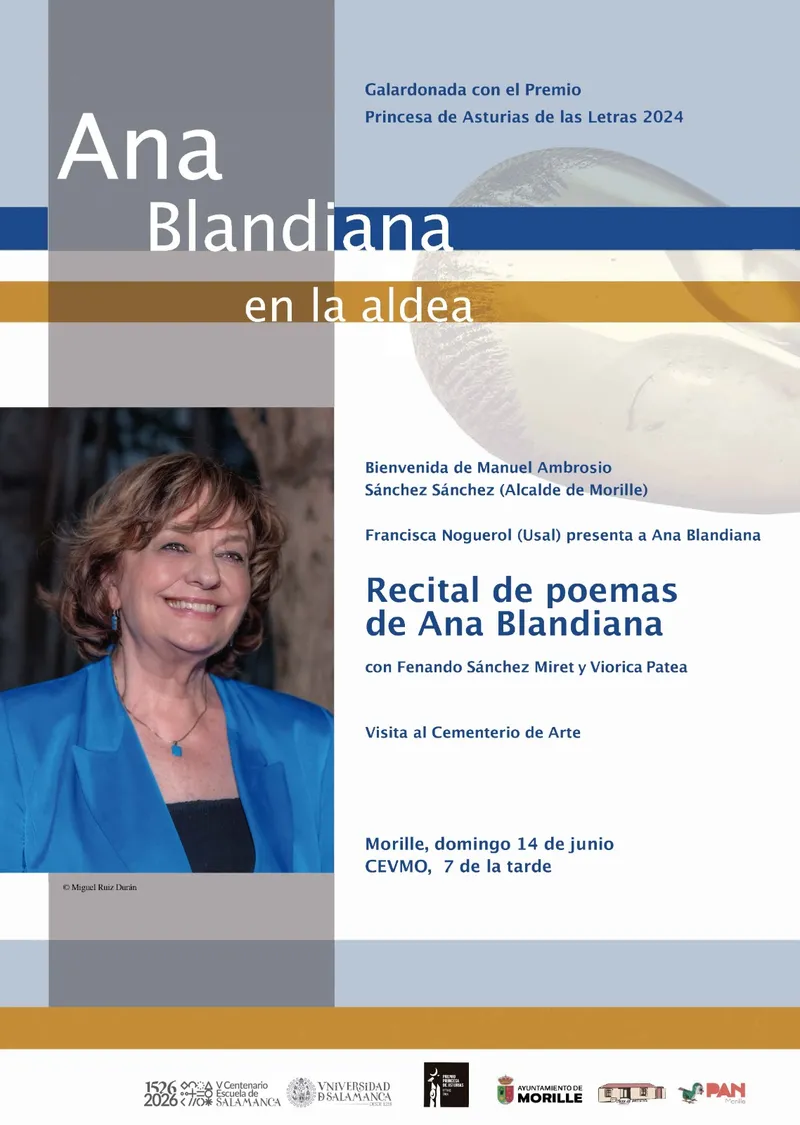 Ana Blandiana recita en Morille tras recibir el Premio Princesa de Asturias