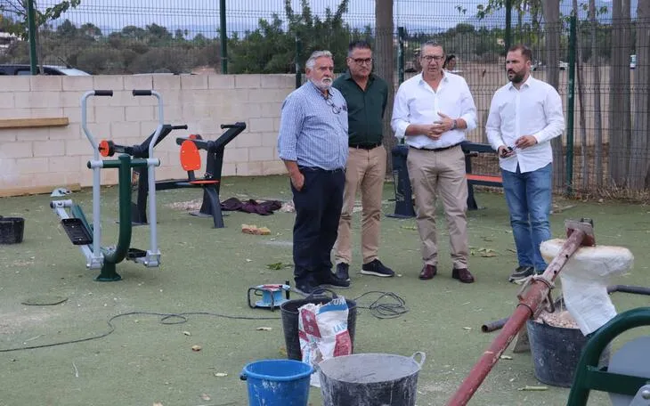 Benidorm estrena gimnasio al aire libre en los campos de fútbol Antonio López