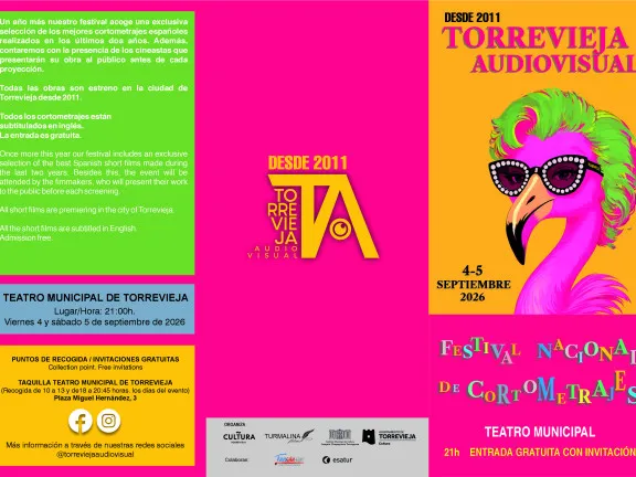 Torrevieja Audiovisual proyectará diez cortometrajes nacionales gratuitos en septiembre