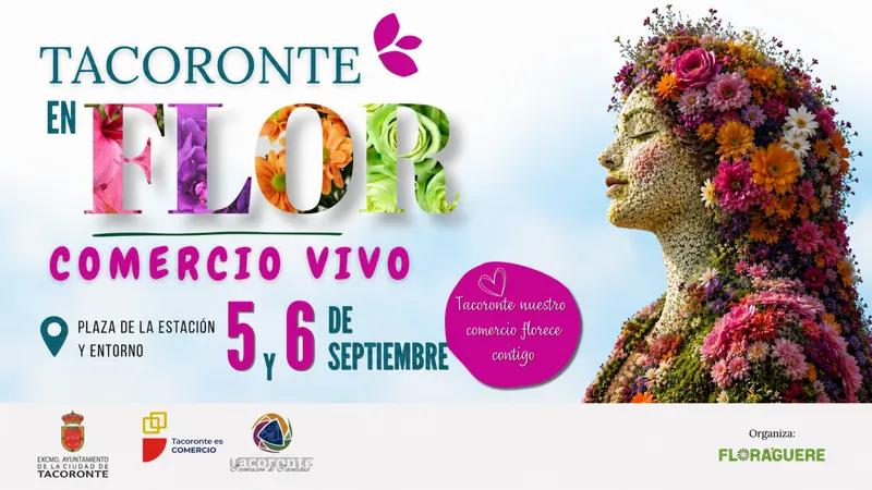 Tacoronte se viste de arte floral con la primera edición de "Tacoronte en Flor"