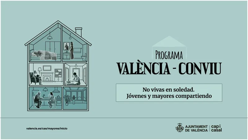 Valencia impulsa la convivencia intergeneracional con un programa para mayores y universitarios
