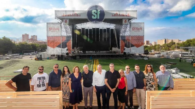 Benidorm estrena SkyFest: un macrorecinto para conciertos y eventos de verano