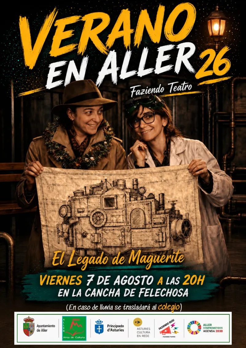 El grupo Ruiu Teatro estrena "El legado de Margarite" en Aller este verano