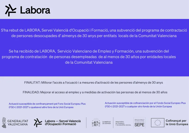 Argelita recibe fondos de LABORA para contratar a desempleados mayores de 30 años