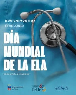 Telde se tiñe de verde para visibilizar la lucha contra la ELA