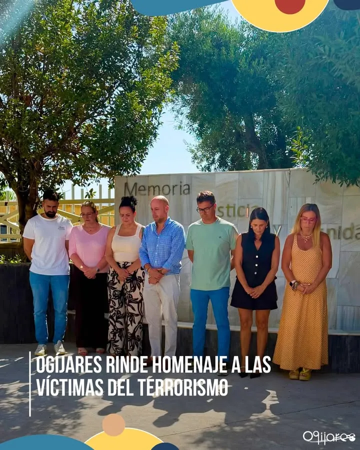 Ogíjares rinde homenaje a las víctimas del terrorismo en el 29 aniversario del asesinato de Miguel Ángel Blanco