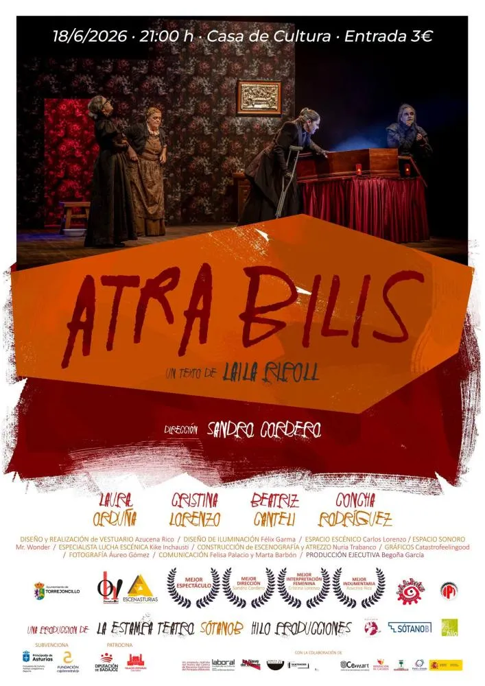 La Casa de Cultura de Torrejoncillo acoge la comedia negra "ATRA BILIS"
