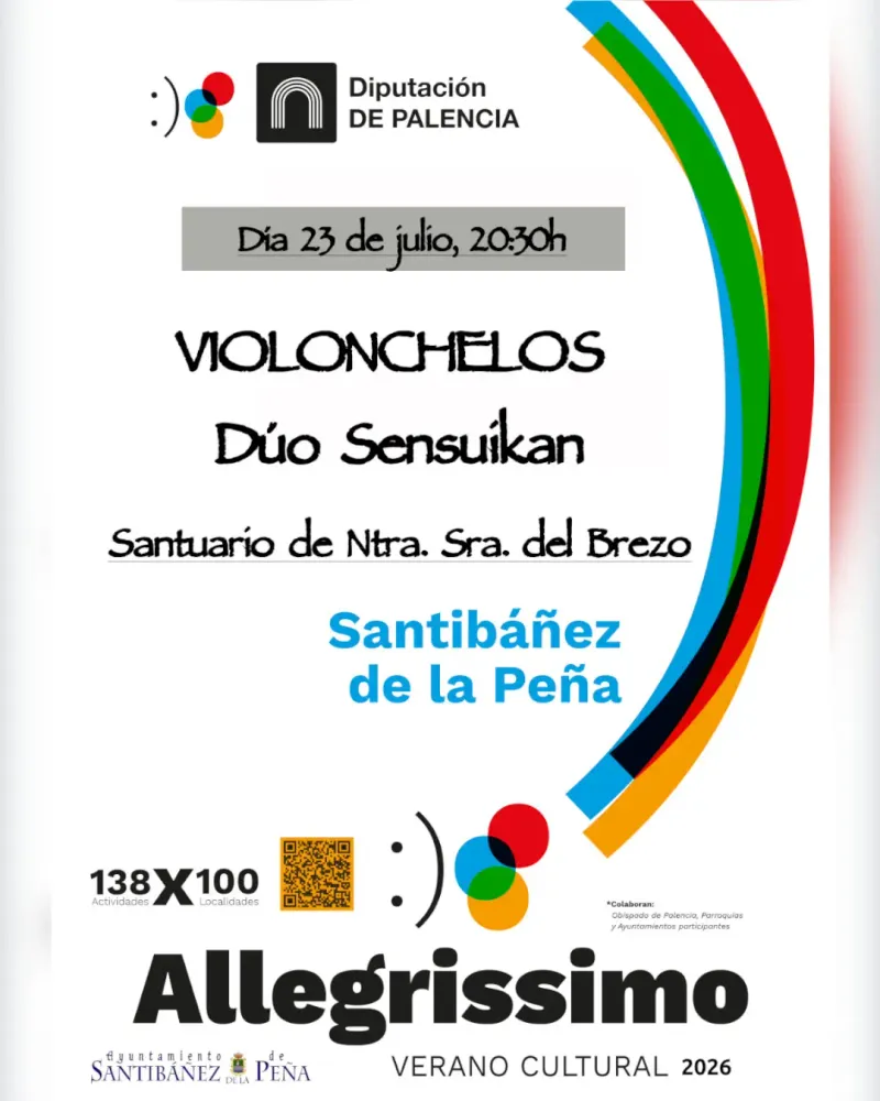 Concierto de violonchelos en el Santuario de Ntra. Sra. del Brezo de Santibáñez de la Peña