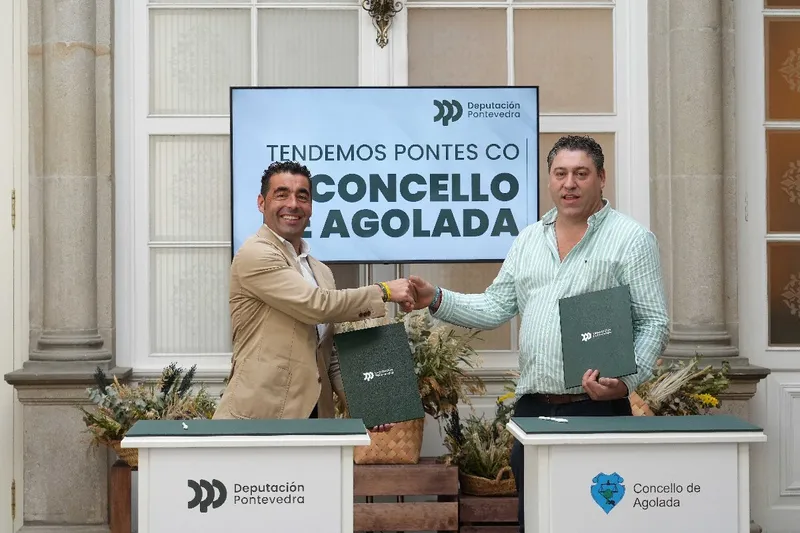 La Diputación de Pontevedra destina casi 600.000 euros a la reforma de la plaza de Alameda en Agolada