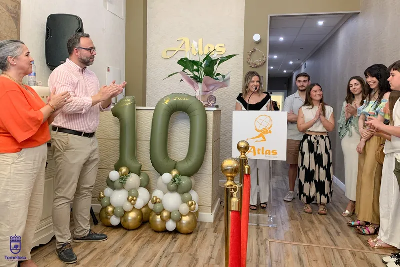 Atlas Fisioterapia celebra una década de emprendimiento en Tomelloso