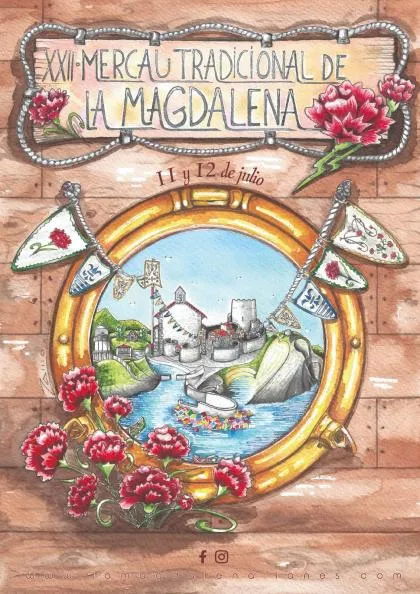 Llanes celebra el XXII Mercáu Tradicional de la Magdalena con música y artesanía
