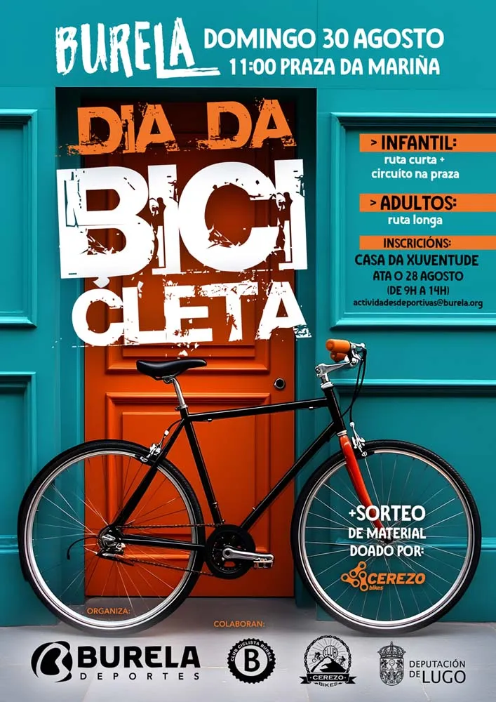 Burela organiza el Día da Bicicleta con rutas y sorteos para todos los públicos