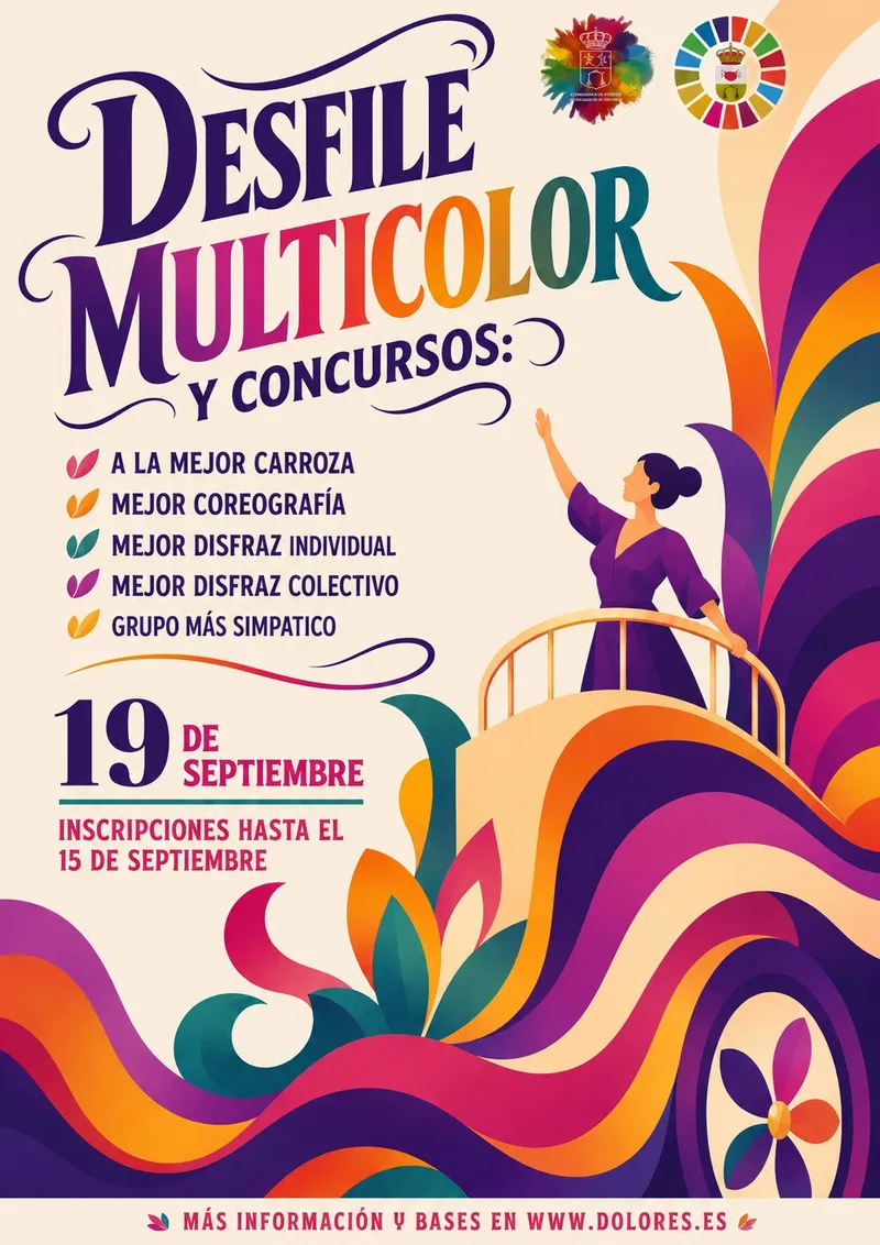 Dolores abre la inscripción para el desfile multicolor y concurso de carrozas de las Fiestas de Septiembre