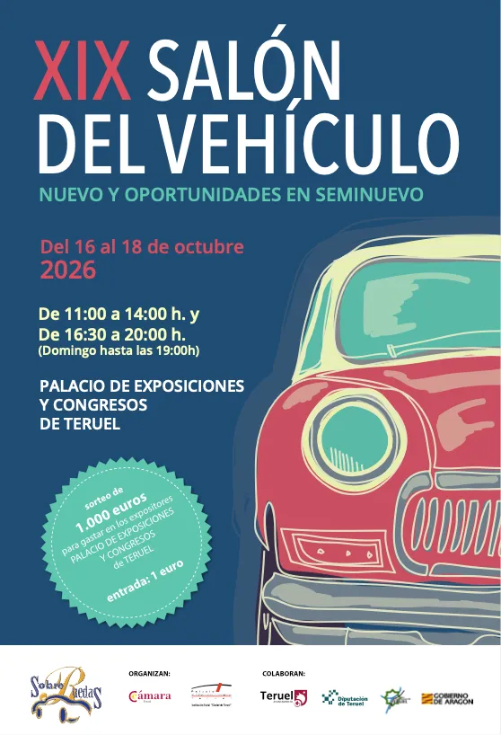 Teruel acoge la XIX edición del Salón del Vehículo Nuevo y Seminuevo con 250 coches y 25 marcas