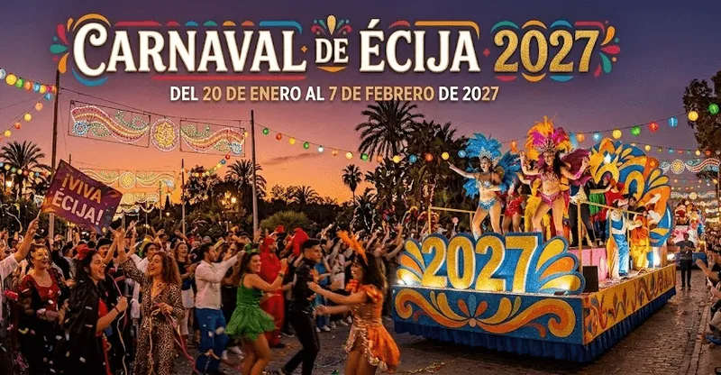 Écija abre el plazo para el concurso de carteles del Carnaval 2027