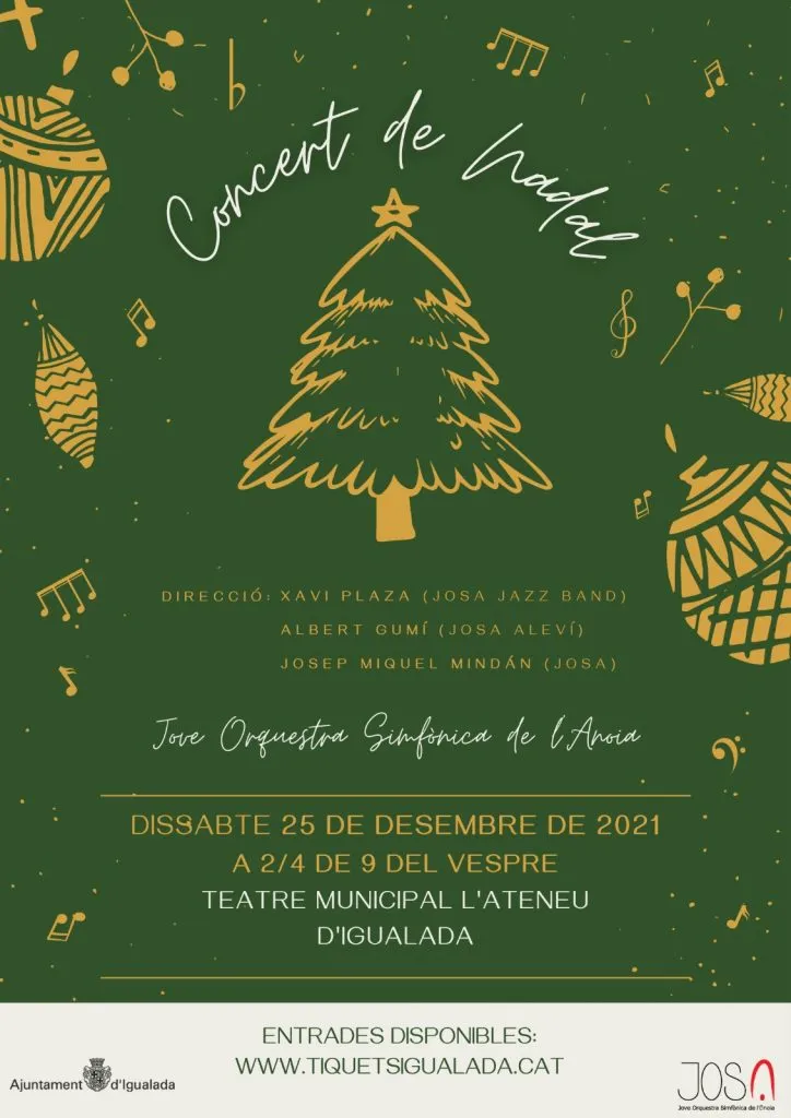 La JOSA de Josa celebra su tradicional concierto de Navidad con nuevas formaciones
