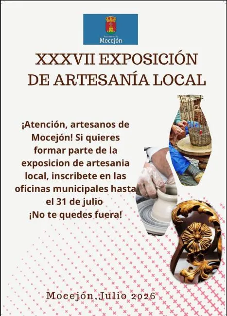 Mocejón abre inscripciones para la XXXVII Exposición de Artesanía Local