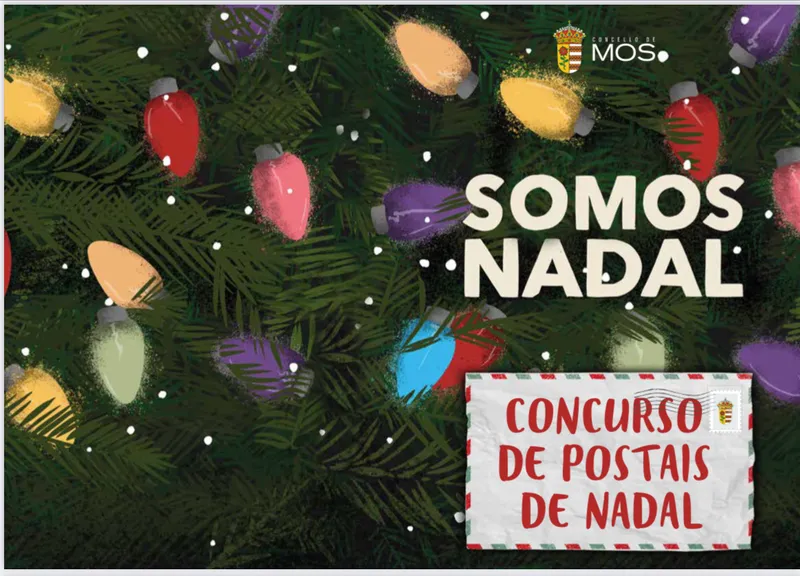 Concurso de Postales de Nadal en Mos fomenta la creatividad infantil