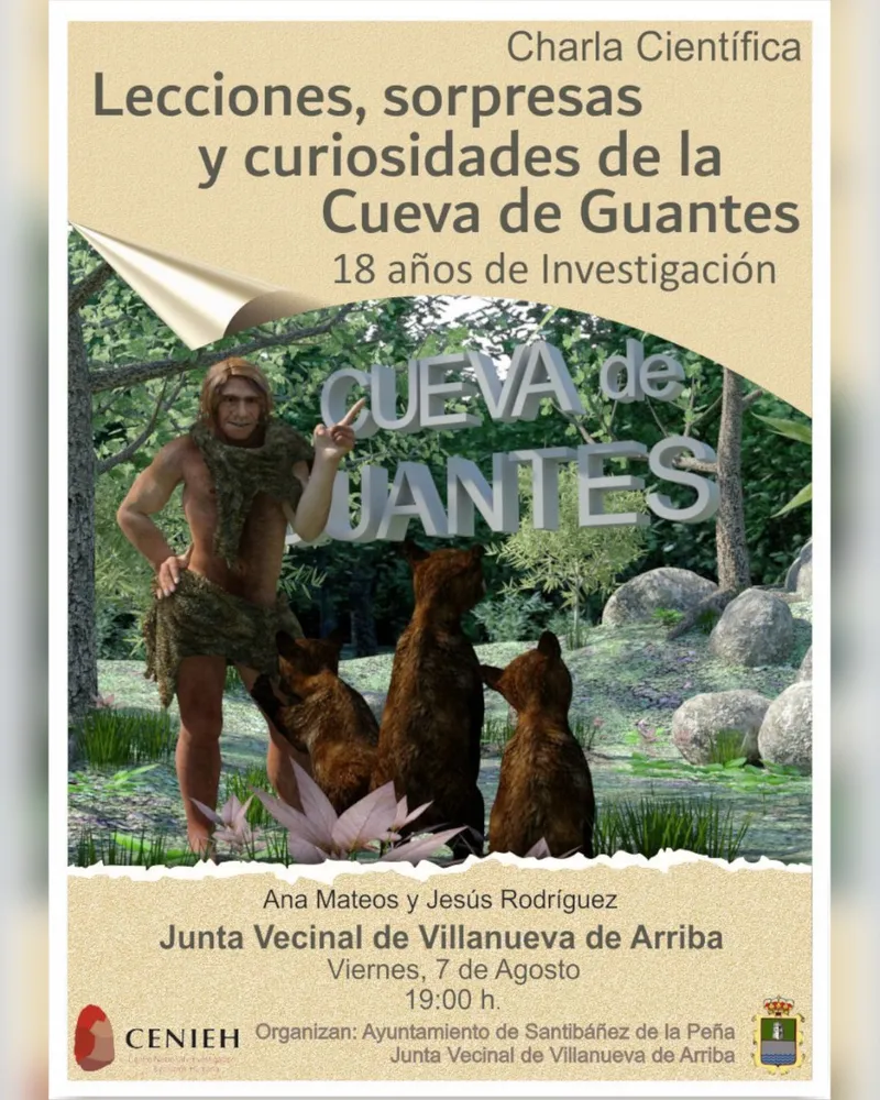 Descubren lecciones y curiosidades en la Cueva de Guantes de Santibáñez de la Peña