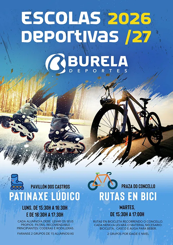 Burela lanza actividades deportivas para niños y jóvenes en otoño