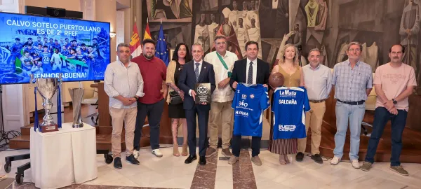 La Diputación de Ciudad Real reconoce el ascenso del Calvo Sotelo Puertollano a Segunda RFEF