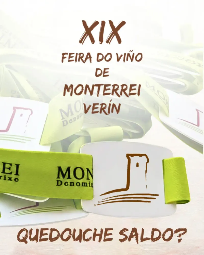 Devolución de saldo de las pulseras de la XIX Feira do Viño de Monterrei