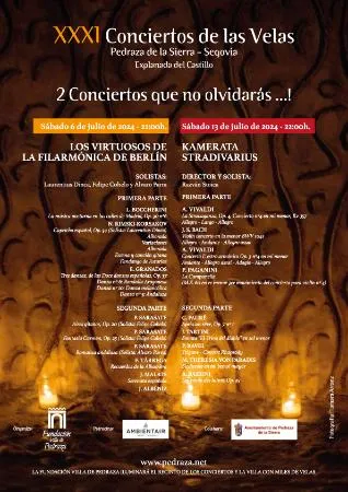 Pedraza acoge los XXXI Conciertos de las Velas en julio