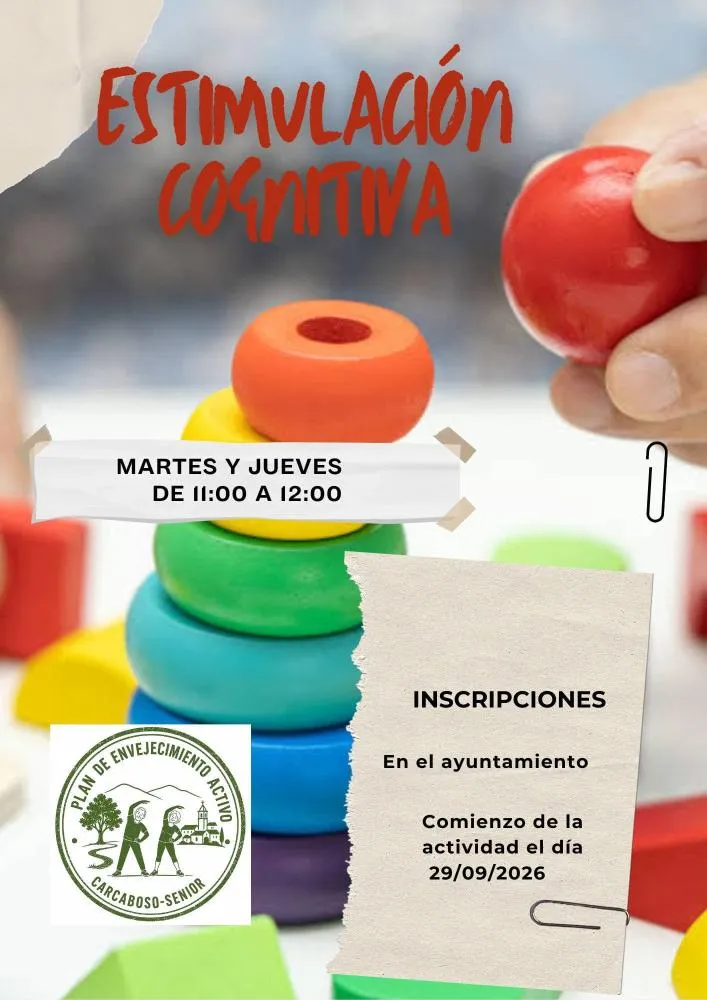 Carcaboso abre inscripciones para gimnasia y estimulación cognitiva senior