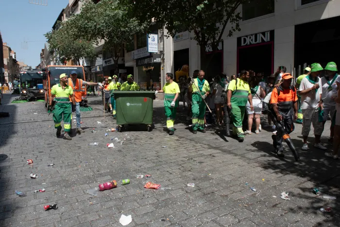 Huesca incrementa un 34,5% la recogida selectiva durante las fiestas de San Lorenzo