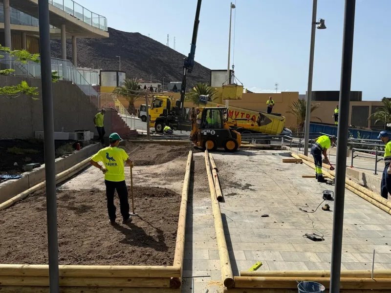 Pájara habilita dos nuevos campos de bola canaria en Morro Jable