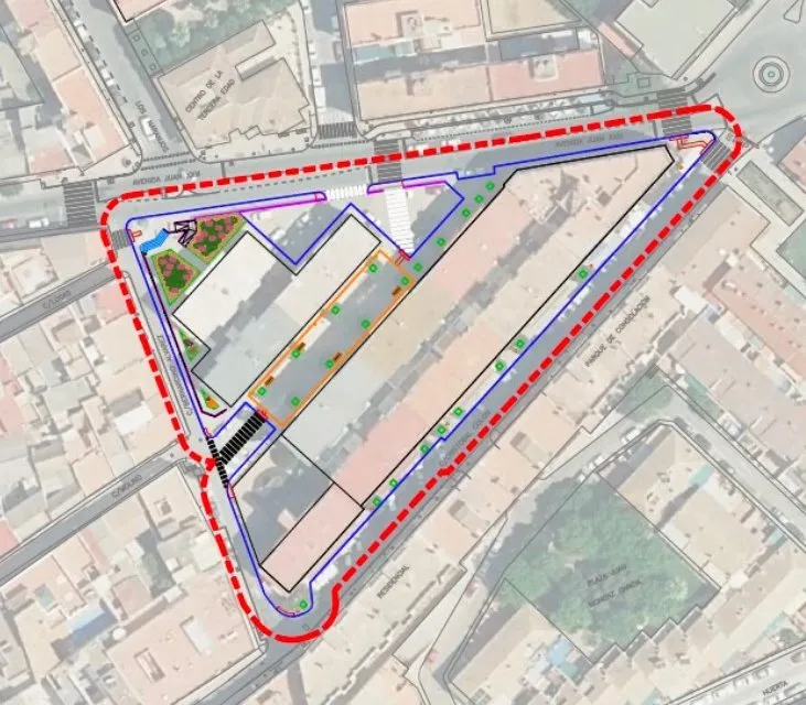 Utrera licita la reurbanización del barrio de San Carlos Borromeo por 284.728 euros