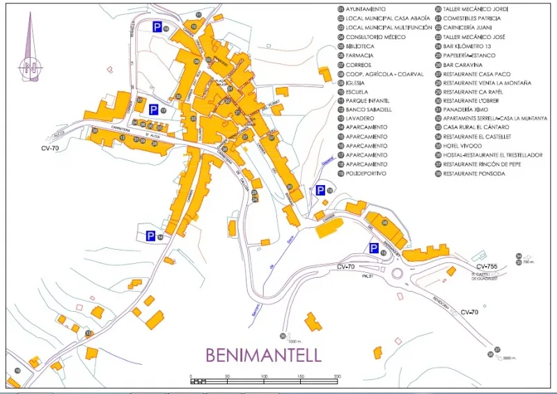 Benimantell publica su callejero para facilitar la orientación en el municipio