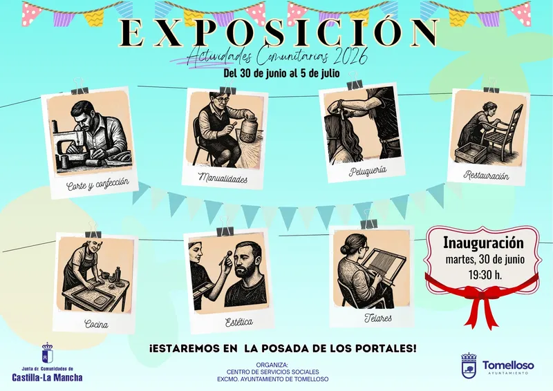 Tomelloso expone los trabajos de su programa de Actuación Comunitaria