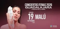 Malú actuará en Guadalajara en las Ferias y Fiestas de 2026