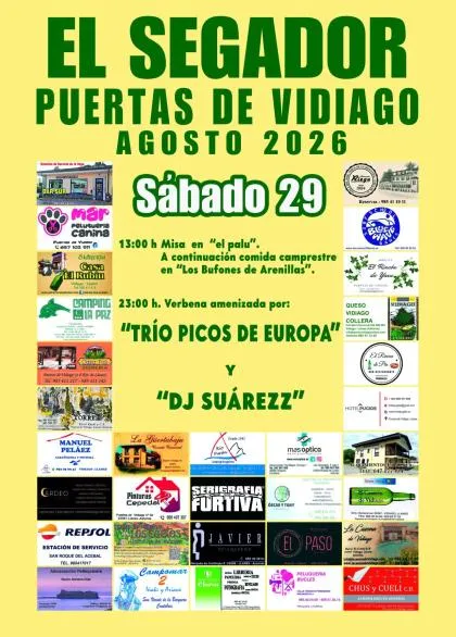 Puertas de Vidiago celebra la Fiesta del Segador el 29 de agosto