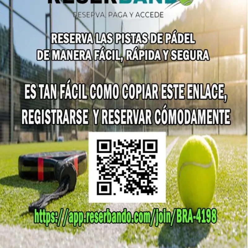 Braojos de la Sierra facilita la reserva de sus pistas de pádel online