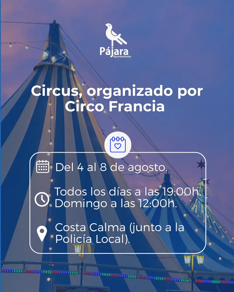 El Circo Francés llega a Costa Calma con espectáculos para toda la familia